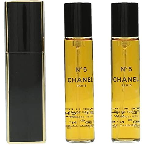 chanel no 5 eau de parfum purse spray 3x20ml|best price for Chanel no5.